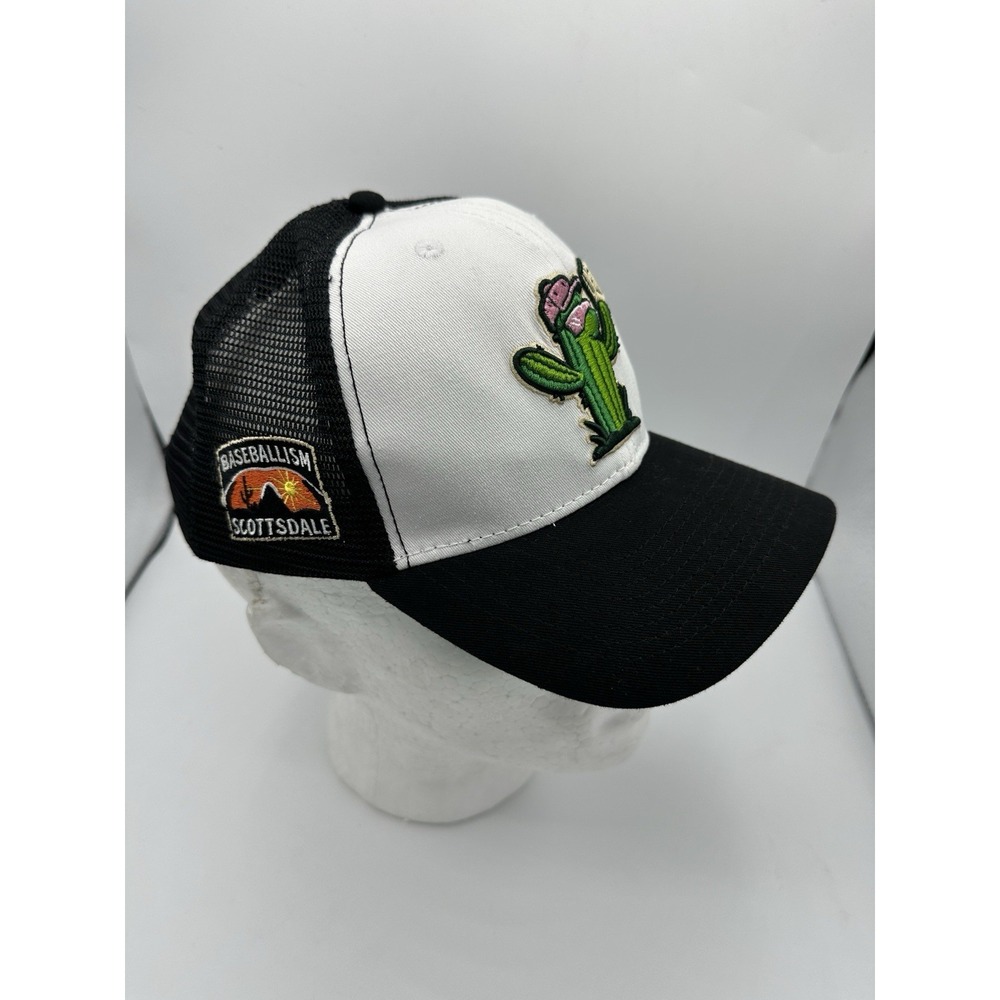 Baseballism Cactus Scottsdale Hat Cap Snap Back Black White Trucker Mens